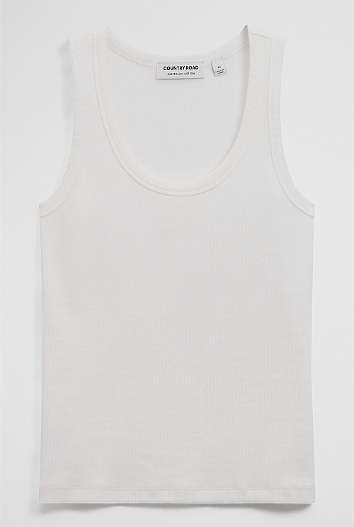 Scoop Neck Rib Tank Scoop Neck Rib Tank