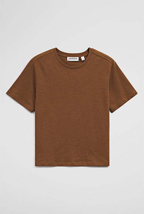 Textured Short Sleeve Slub T-Shirt Textured Short Sleeve Slub T-Shirt