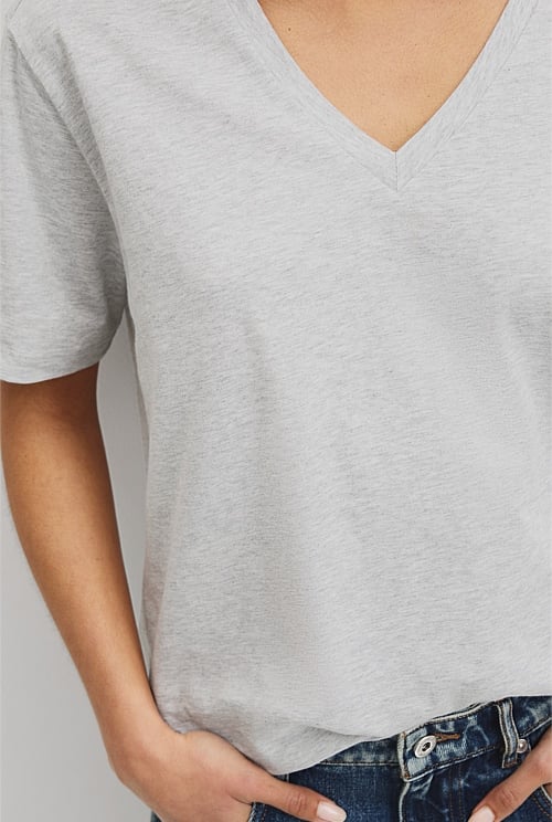 Australian Cotton V-Neck T-Shirt Australian Cotton V-Neck T-Shirt
