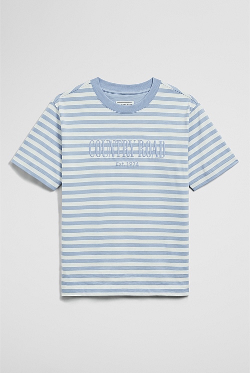 Teen Australian Cotton Short Sleeve Relaxed Heritage T-Shirt Teen Australian Cotton Short Sleeve Relaxed Heritage T-Shirt
