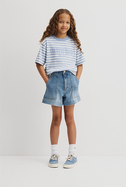 Teen Australian Cotton Short Sleeve Relaxed Heritage T-Shirt Teen Australian Cotton Short Sleeve Relaxed Heritage T-Shirt