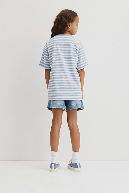 Teen Australian Cotton Short Sleeve Relaxed Heritage T-Shirt Teen Australian Cotton Short Sleeve Relaxed Heritage T-Shirt