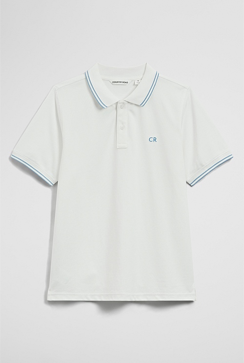 Teen Short Sleeve Logo Polo Teen Short Sleeve Logo Polo