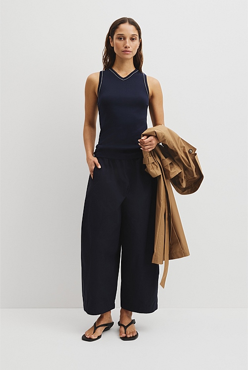 Contrast Stitch Tank Contrast Stitch Tank