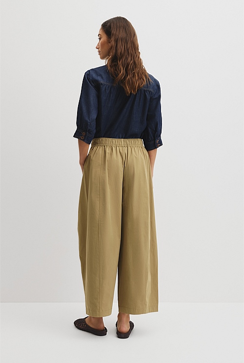 Australian Cotton Pull On Curve Pant Australian Cotton Pull On Curve Pant