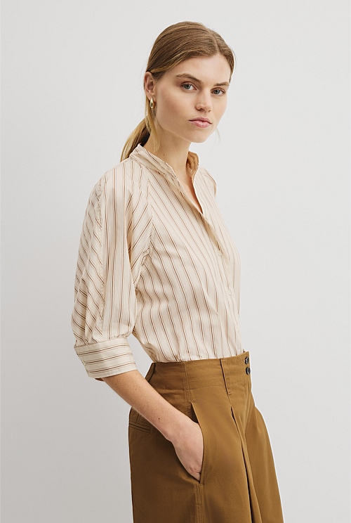 Neck Tie Blouse Neck Tie Blouse