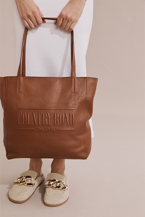 Heritage Leather Shopper