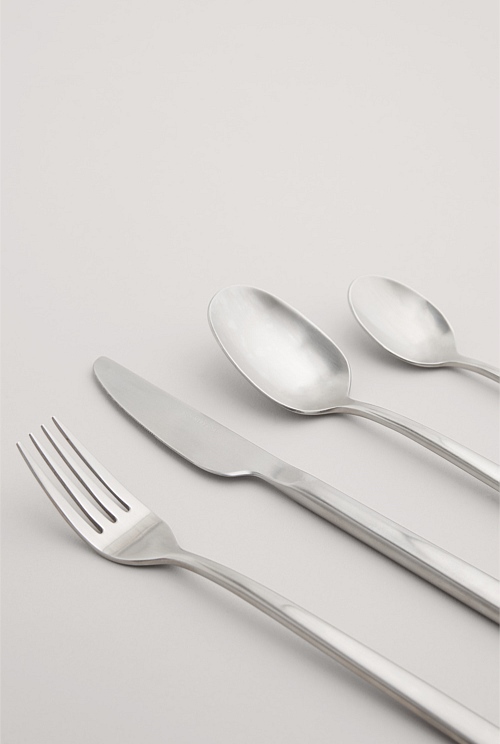 Nolan Brushed 16 Piece Cutlery Set