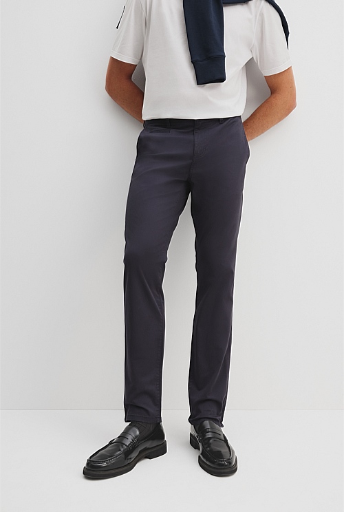 Verified Australian Cotton Tapered Fit Stretch Chino