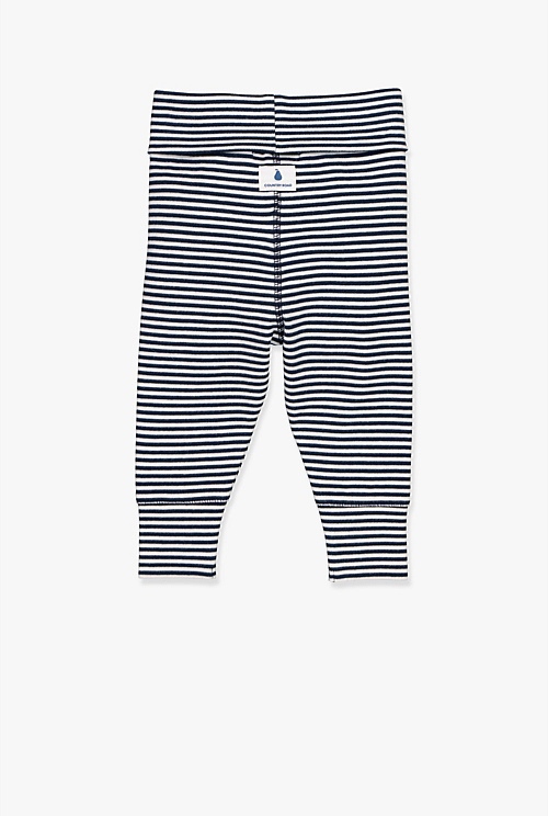 Organically Grown Cotton Stripe Soft Pant