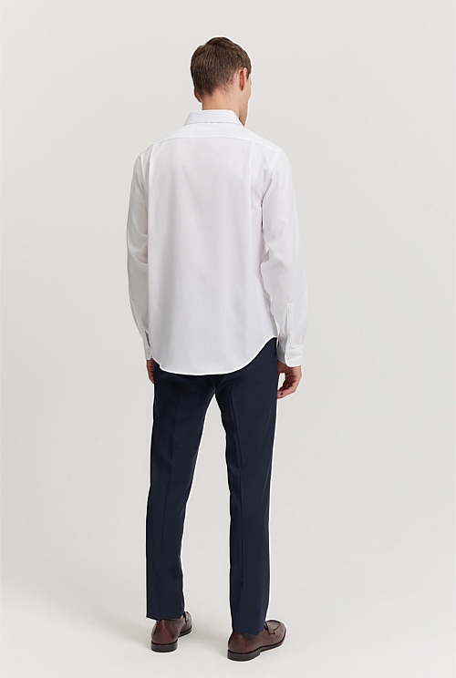 Regular Fit Textured Travel Shirt