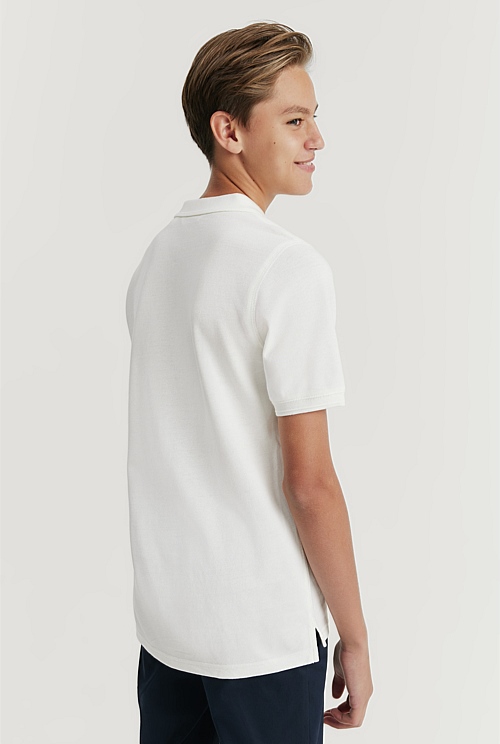 Teen Recycled Cotton Polo Shirt