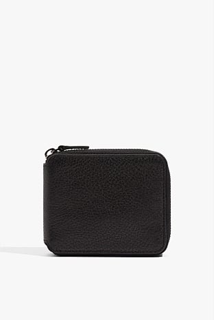 WALLET ZIP AROUND CONTINENTAL / BLK