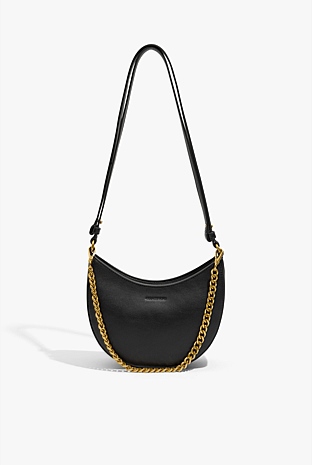 Black Chain Shoulder Bag - Bags | Country Road