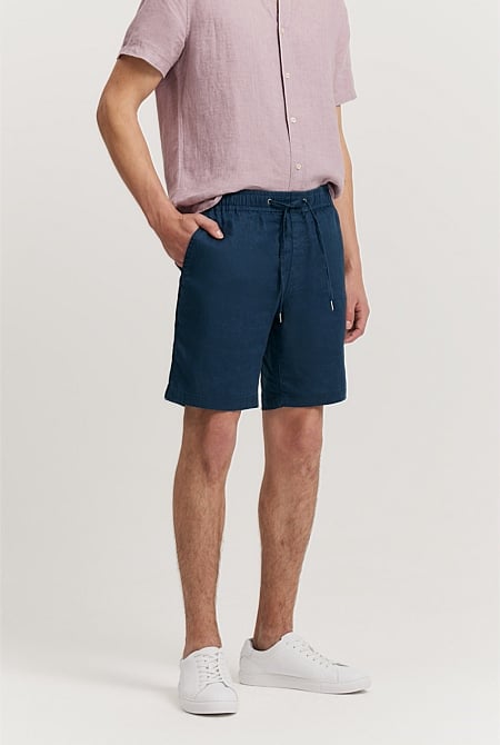 Organically Grown Linen Drawcord Short