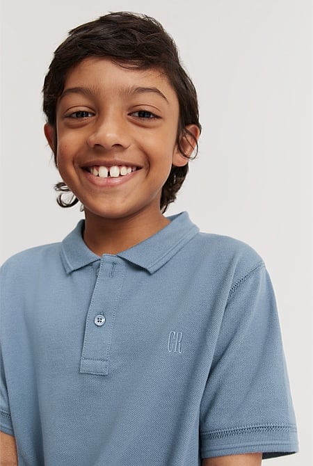 Organically Grown Cotton Polo Shirt