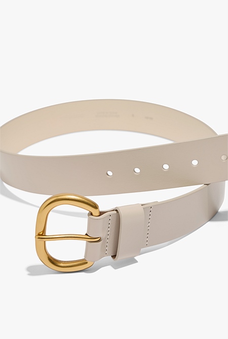 Solid Buckle Belt