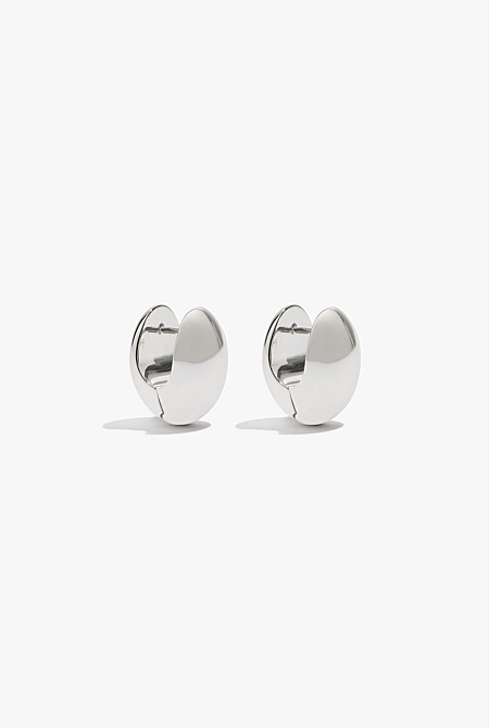 Oval Huggie Earring