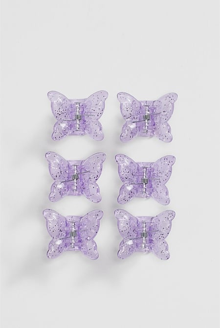 Butterfly Clip Pack of 6