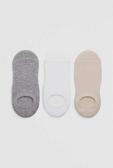 Australian Cotton Blend Cushion Sock Pack of 3
