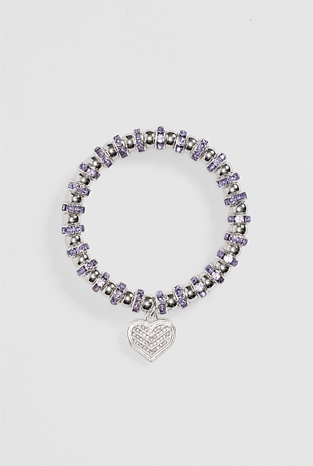 Crystal Charm Bracelet