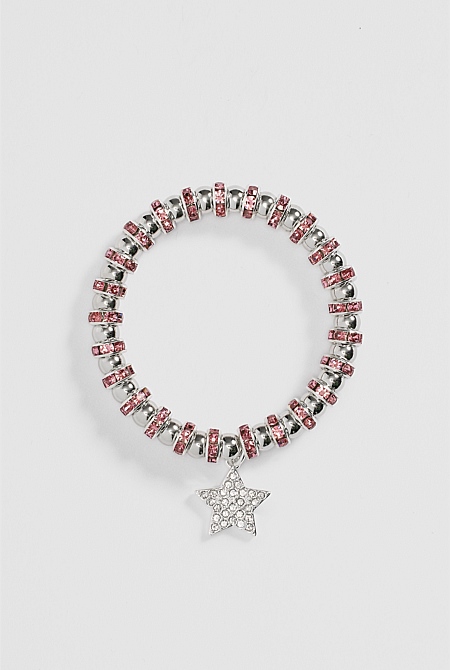 Crystal Charm Bracelet