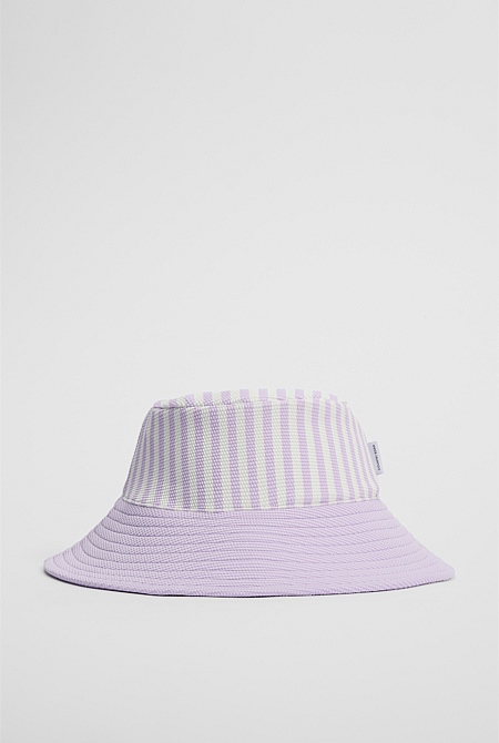 Stripe Bucket Hat