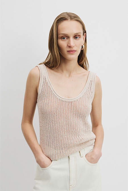 Textured Knit Tank