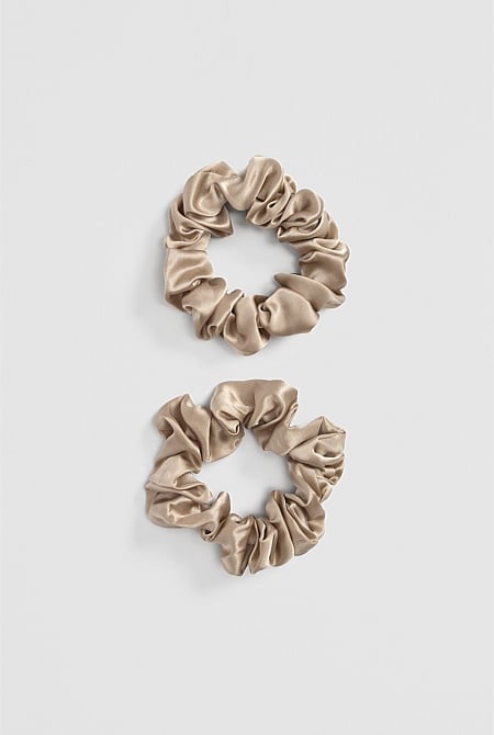 Silk Scrunchie Pack of 2