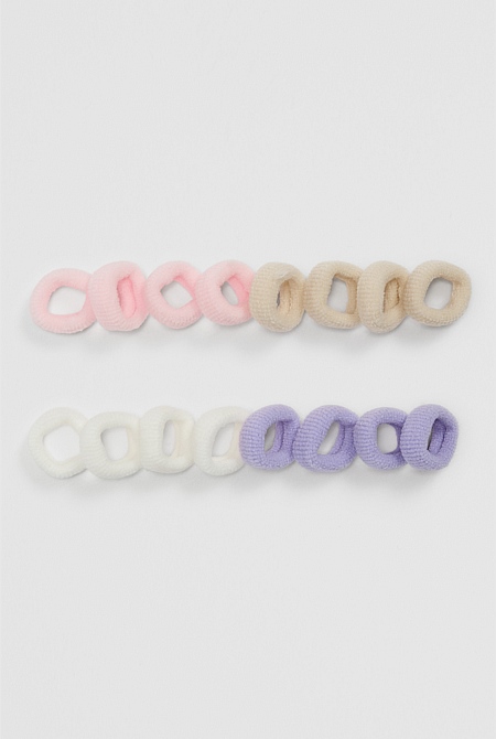 Small Hair Tie Pack of 16