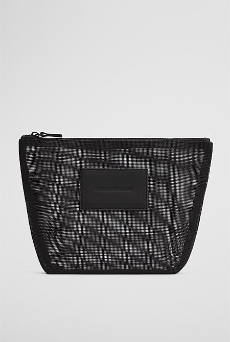 Mesh Tri Cosmetic Case