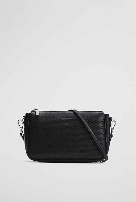 Perforated Crossbody Bag