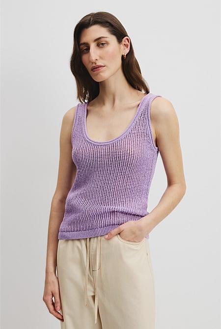 Textured Knit Tank