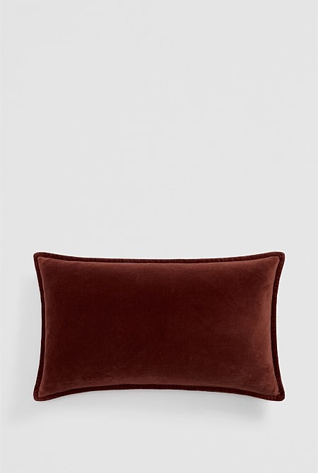 Pia Organically Grown Cotton Velvet 35x60 Cushion