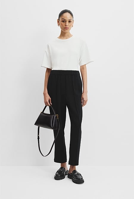 Pleated Tapered Pant