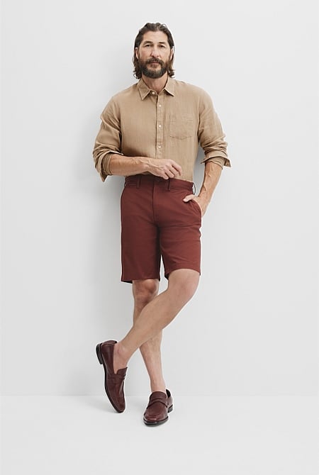 Verified Australian Cotton Stretch Chino Short