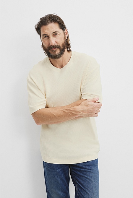 Australian Cotton Textured T-Shirt