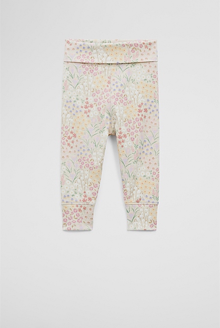 Organically Grown Cotton Fold-Over Soft Pant