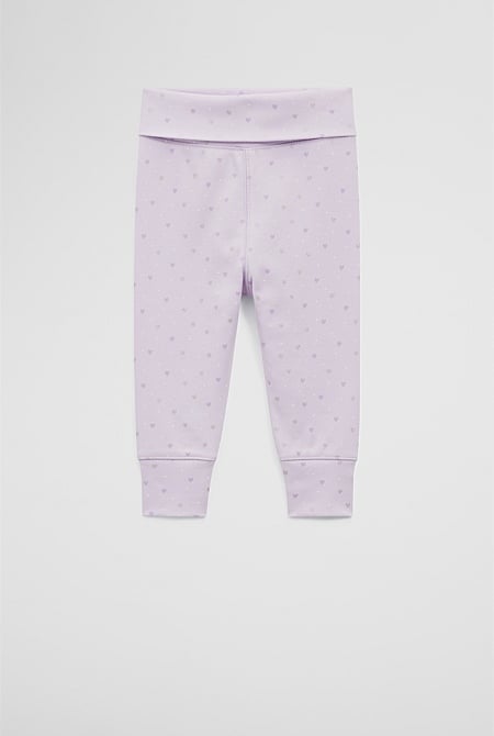 Organically Grown Cotton Fold-Over Soft Pant