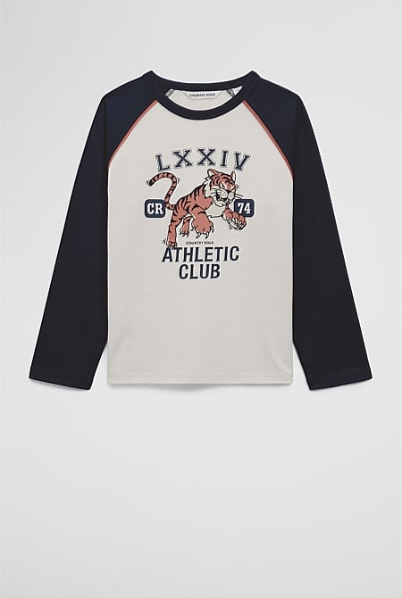 Organically Grown Cotton Athletic Club T-Shirt