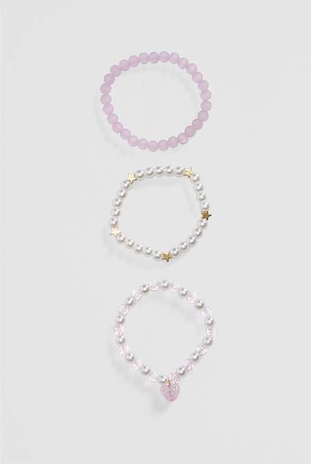 Bead Bracelet 3pk