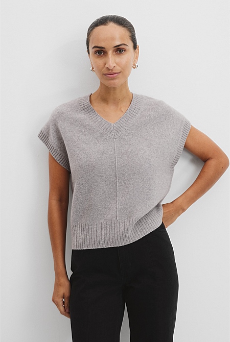 Verified Australian Merino Wool Knit Vest