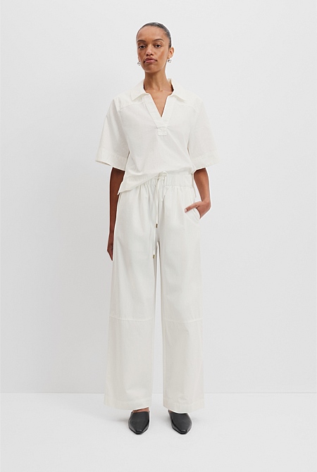 Organically Grown Cotton Pull-On Cotton Pant