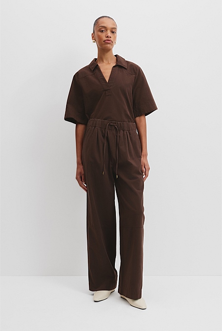 Organically Grown Cotton Pull-On Cotton Pant