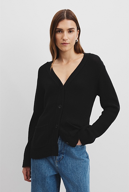 Relaxed Knit Cardigan