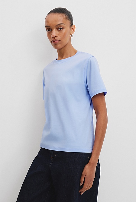 Mercerised Slim T-Shirt