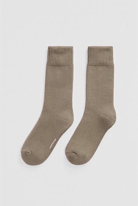Australian Cotton Blend Boot Crew Sock