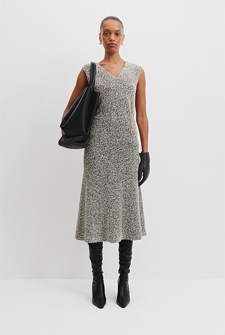Tweed Knit Skirt