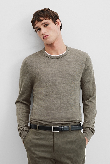 Verified Australian Merino Wool Crew Neck Knit
