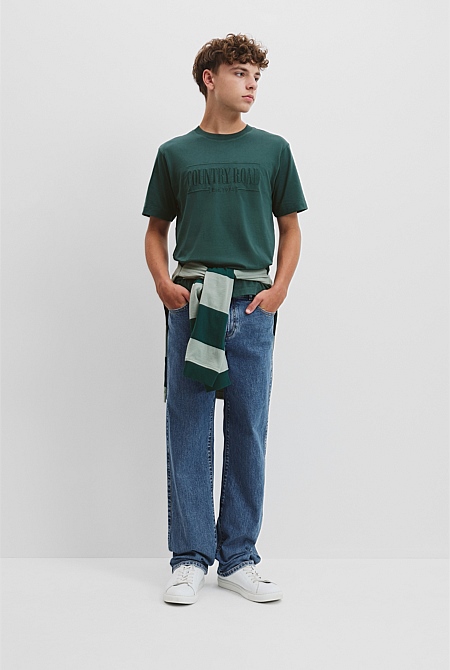 Teen Verified Australian Cotton Heritage Oversized T-Shirt